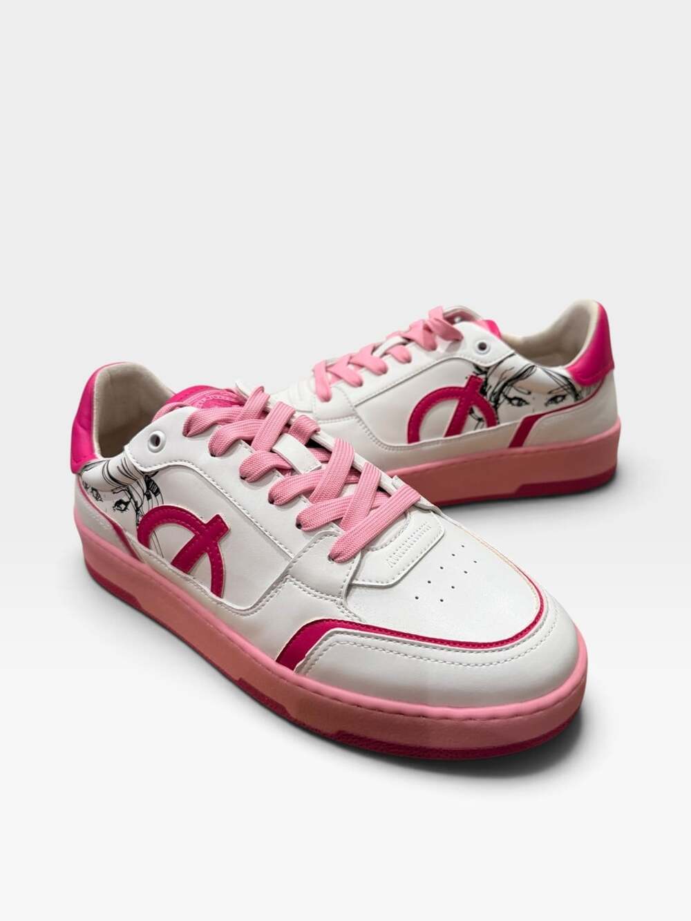 Loci Nicki Minaj x Neo Chun Li Sneakers Size EU 40 White Fuchsia